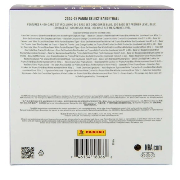 Panini NWT NBA Trading Cards Mega Box - Picture 3 of 4